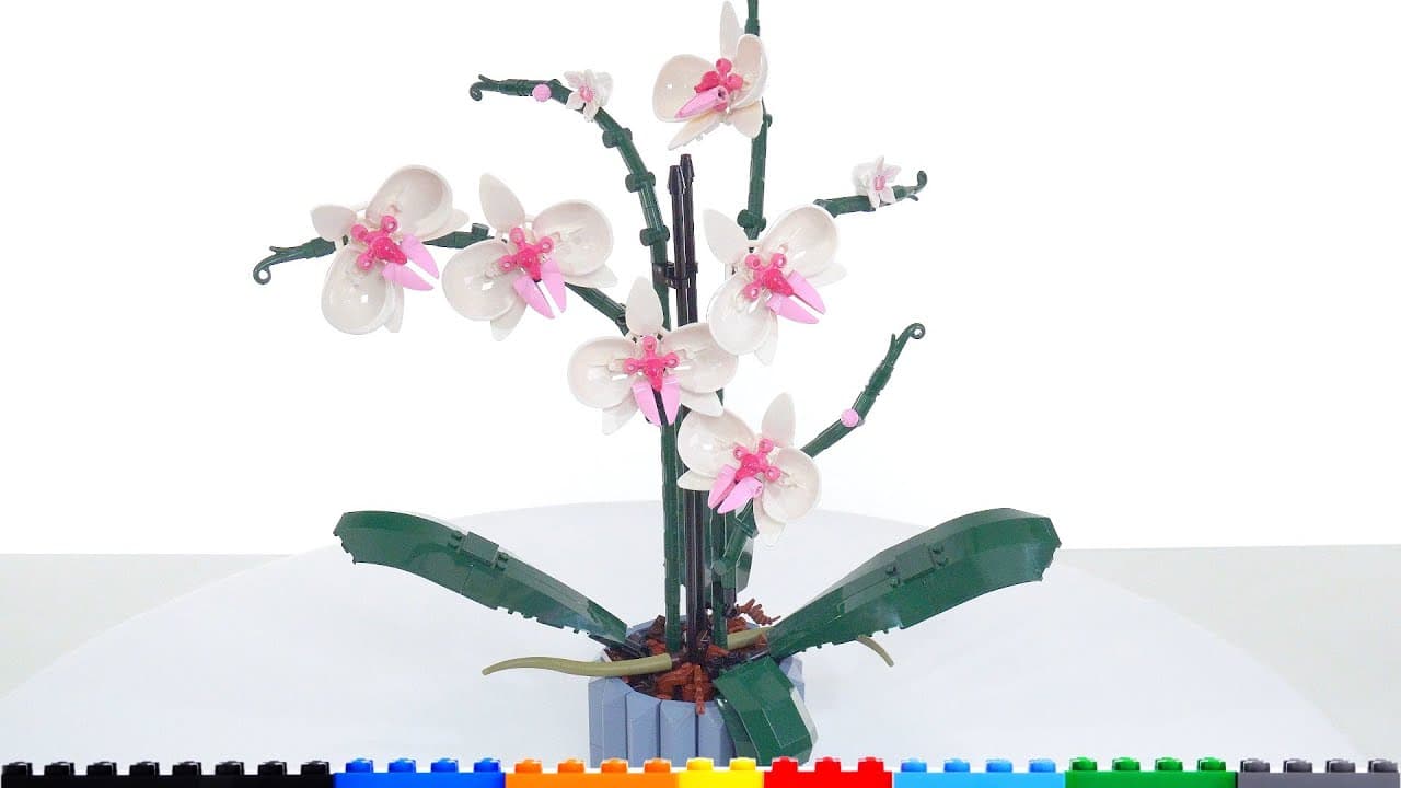 LEGO Orchid plant set 10311 review! Great parts & techniques, near-perfect execution
