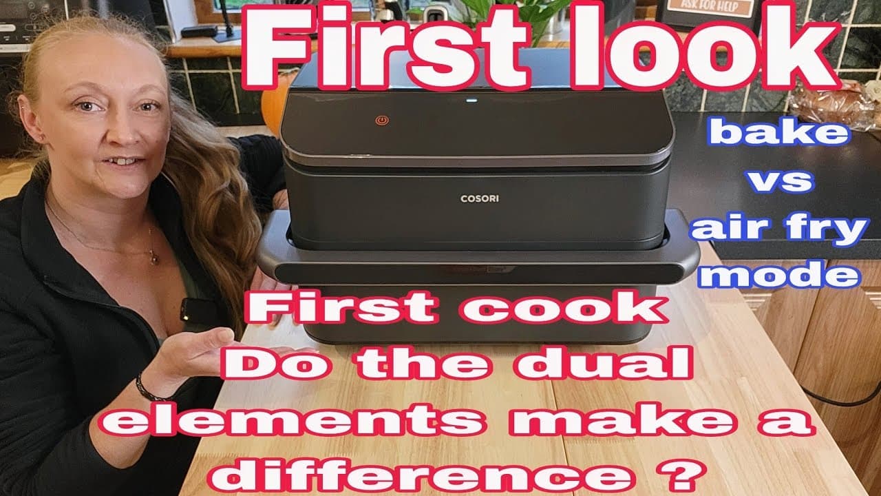 New Cosori Dual Blaze Twinfry 10-litre air fryer | First look and cook | Honest opinion