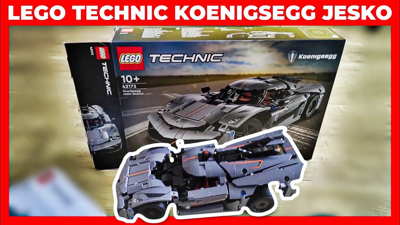 LEGO Technic Koenigsegg Jesko Absolut Grey Hypercar 42173 Review
