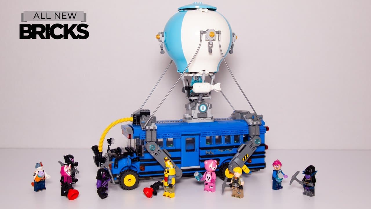 Lego Fortnite 77073 Battle Bus Speed Build