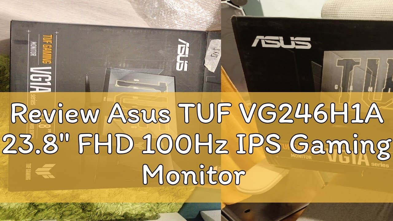 Review Asus TUF VG246H1A 23.8" FHD 100Hz IPS Gaming Monitor ( 2x HDMI/ 3 Yrs Wrty )