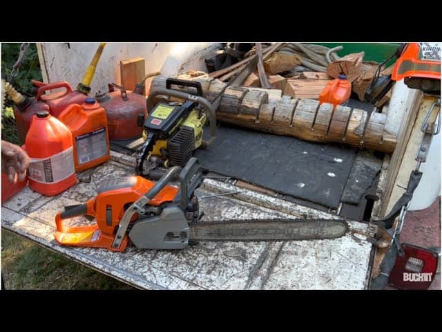 Husqvarna's 550 xp  Bucking firewood with a short bar  , My thoughts