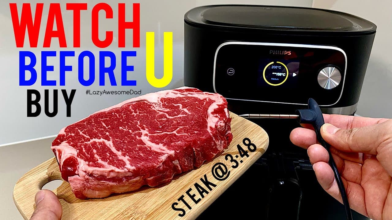 BEST Unboxing Philips AirFryer XXXL COMBI 7000 Series connected HD9880/90 + Thermometer Air Fryer
