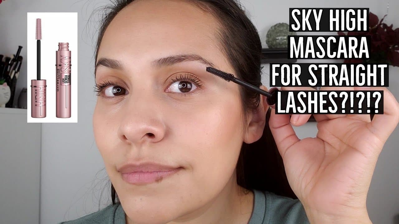 NEW Maybelline Lash Sensational Sky High Mascara - Is it for STRAIGHT lashes?!?!?!?