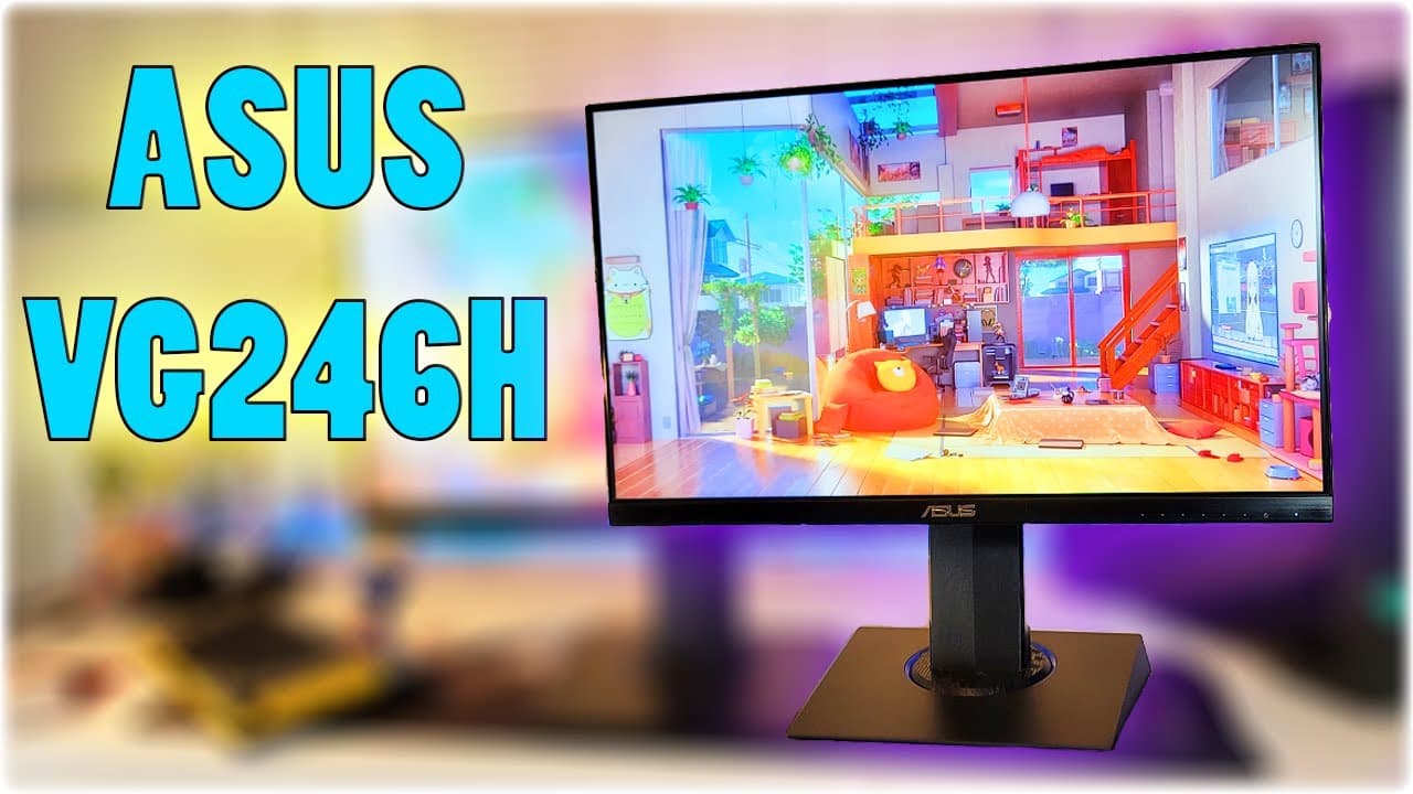 ASUS VG246h Gaming Monitor Unboxing and Review