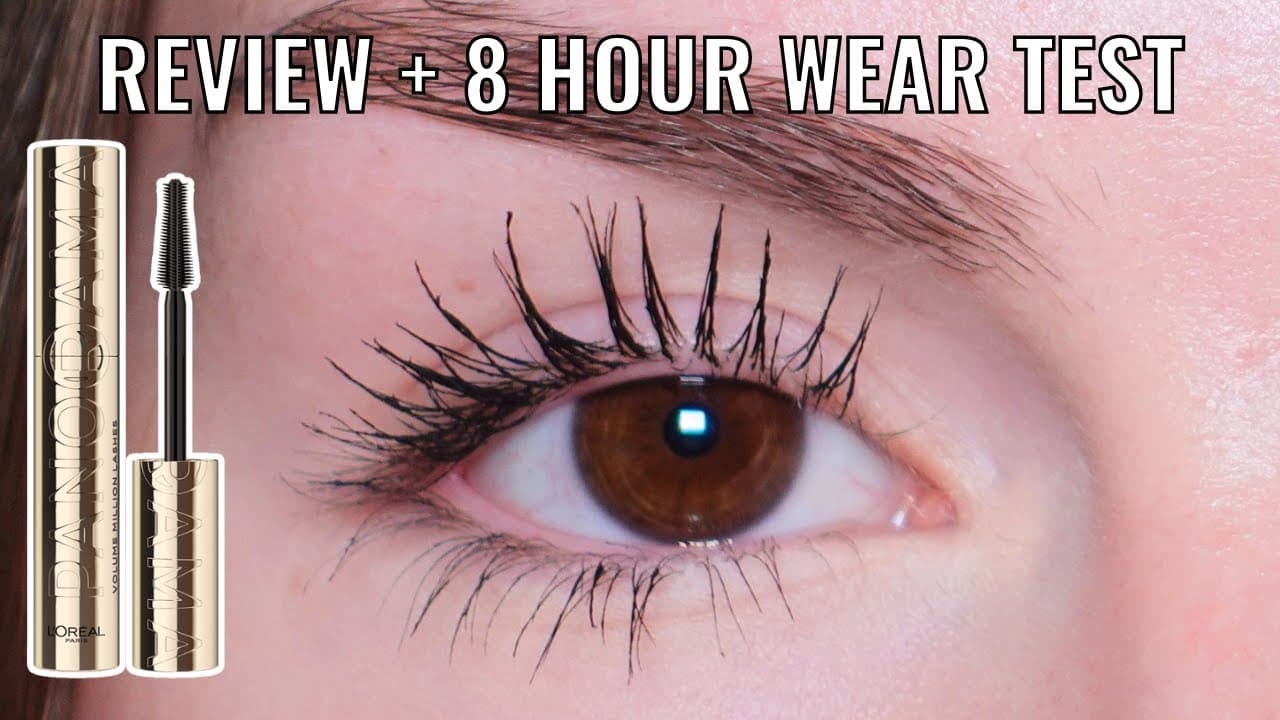 NEW L'OREAL VOLUMINOUS PANORAMA MASCARA REVIEW + 8-HOUR WEAR TEST | BEST DRUGSTORE MASCARA 2024