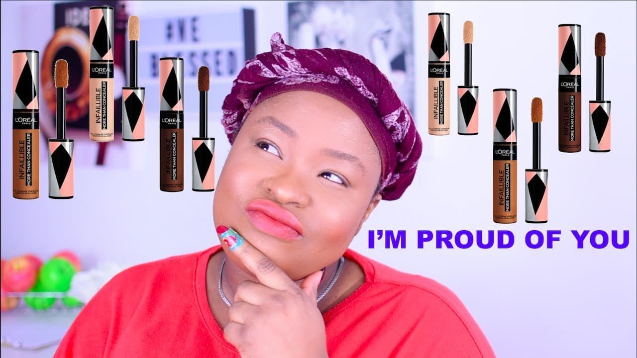 L'OREAL INFALLIBLE MORE THAN CONCEALER REVIEW ON DARK SKIN | JENNY FYN