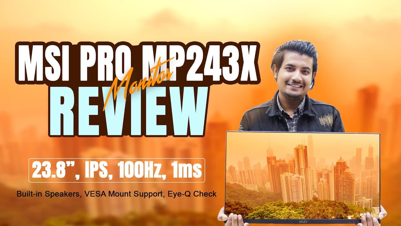 MSI PRO MP243X 23.8" Monitor Review and special Discount | Trusttech Computer