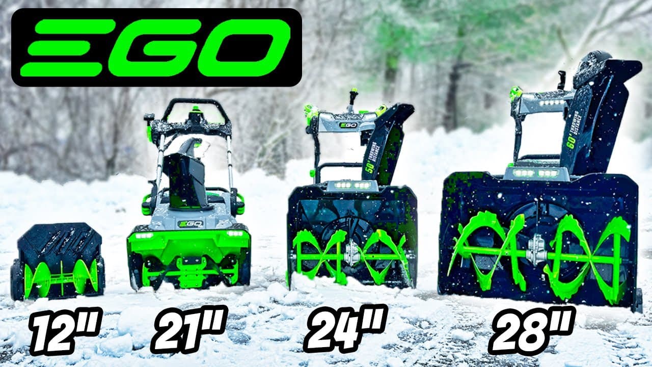 Ultimate 2024 EGO Snow Blower Showdown ⛄ Complete Review of Every Model!