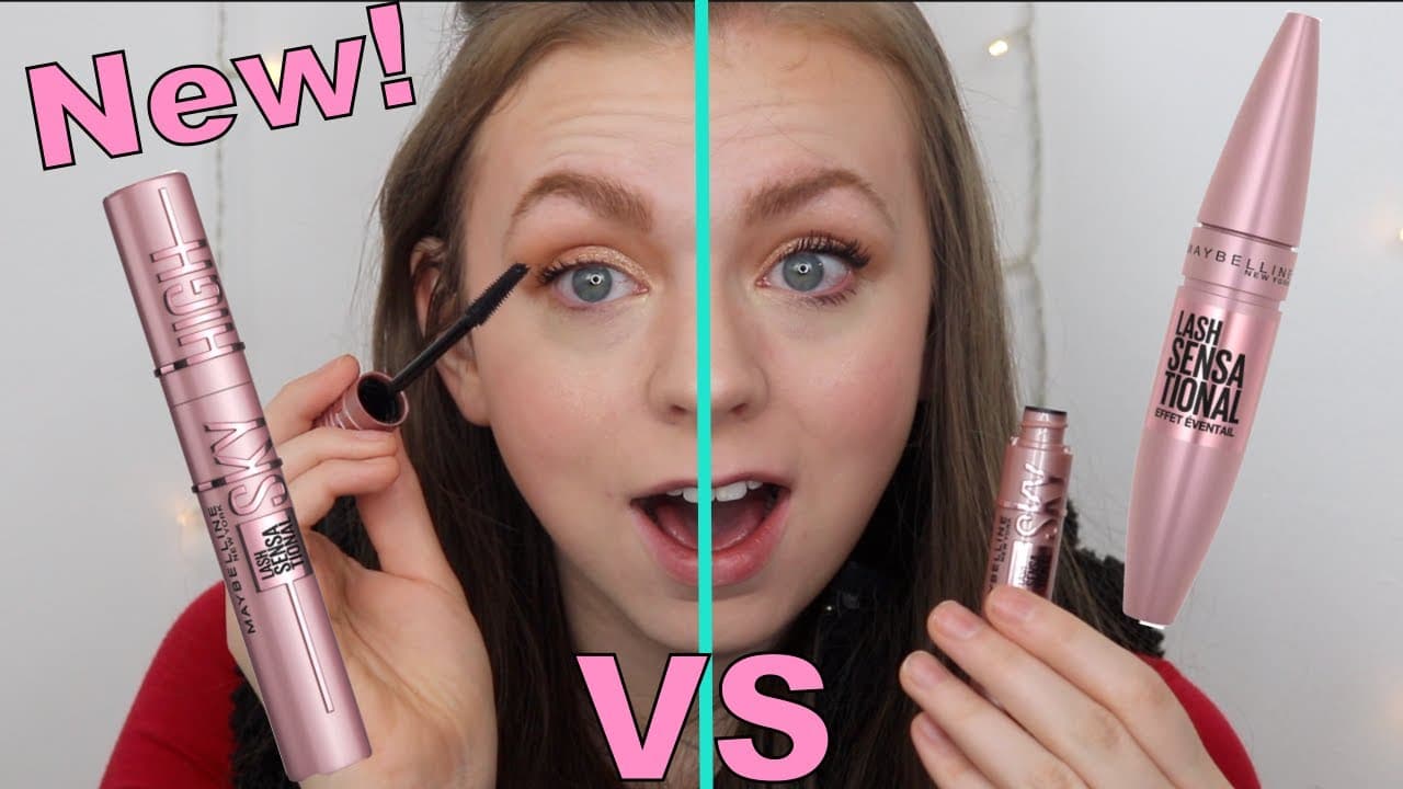 NEW Maybelline Lash Sensational Sky High Mascara VS Original Maybelline Lash Sensational Mascara!