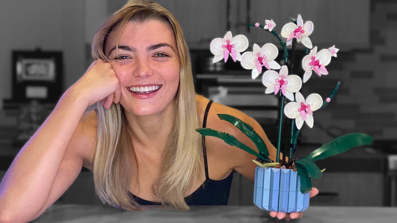 Lego Orchid Building and Review