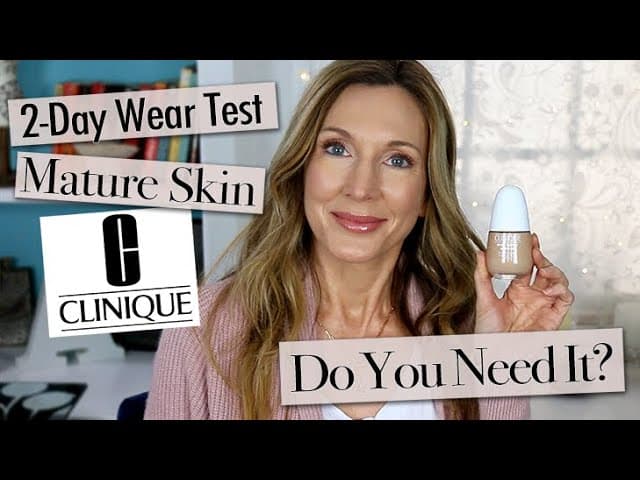 Foundation Friday Over 50 | Clinique Even Better Serum Foundation!