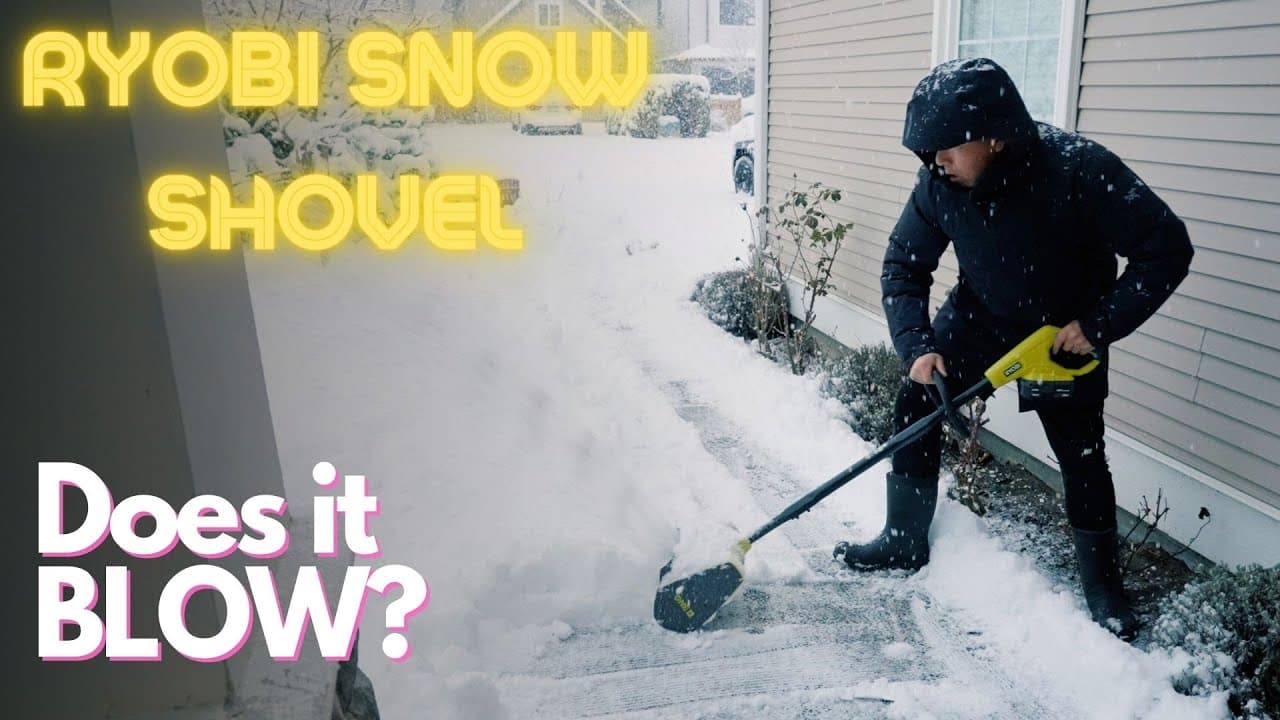 RYOBI 18V 10" Snow Shovel --- This BLOWS!!! =( Honest Review