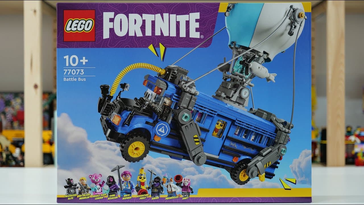 LEGO Fortnite 77073 Battle Bus - LEGO Speed Build Review