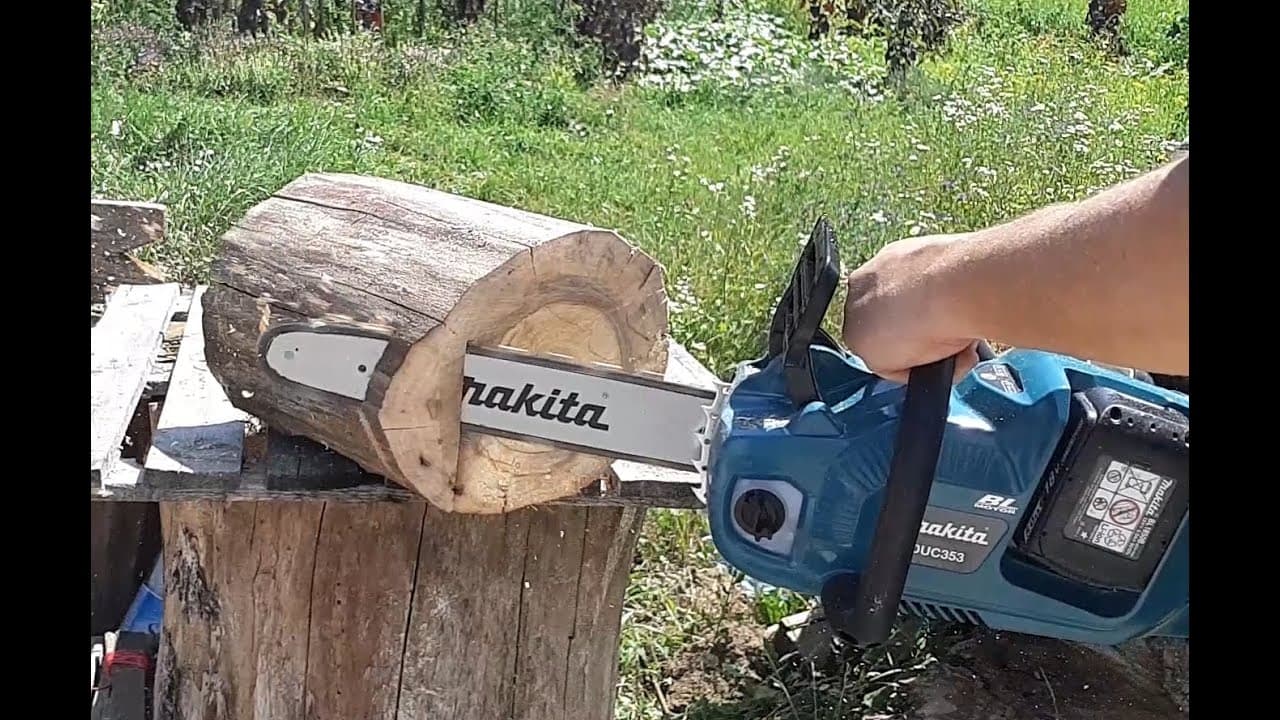 Hard TEST with Makita DUC353Z