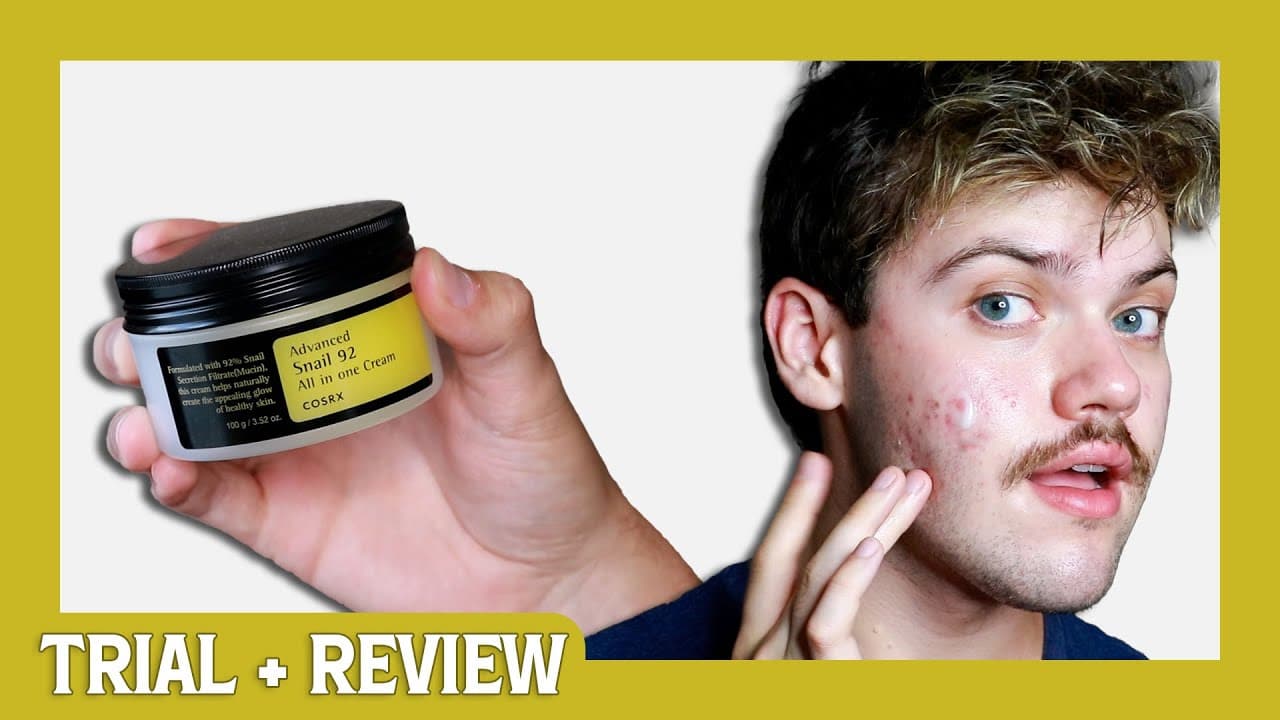 cosrx advanced snail 92 all in one cream | trial + review