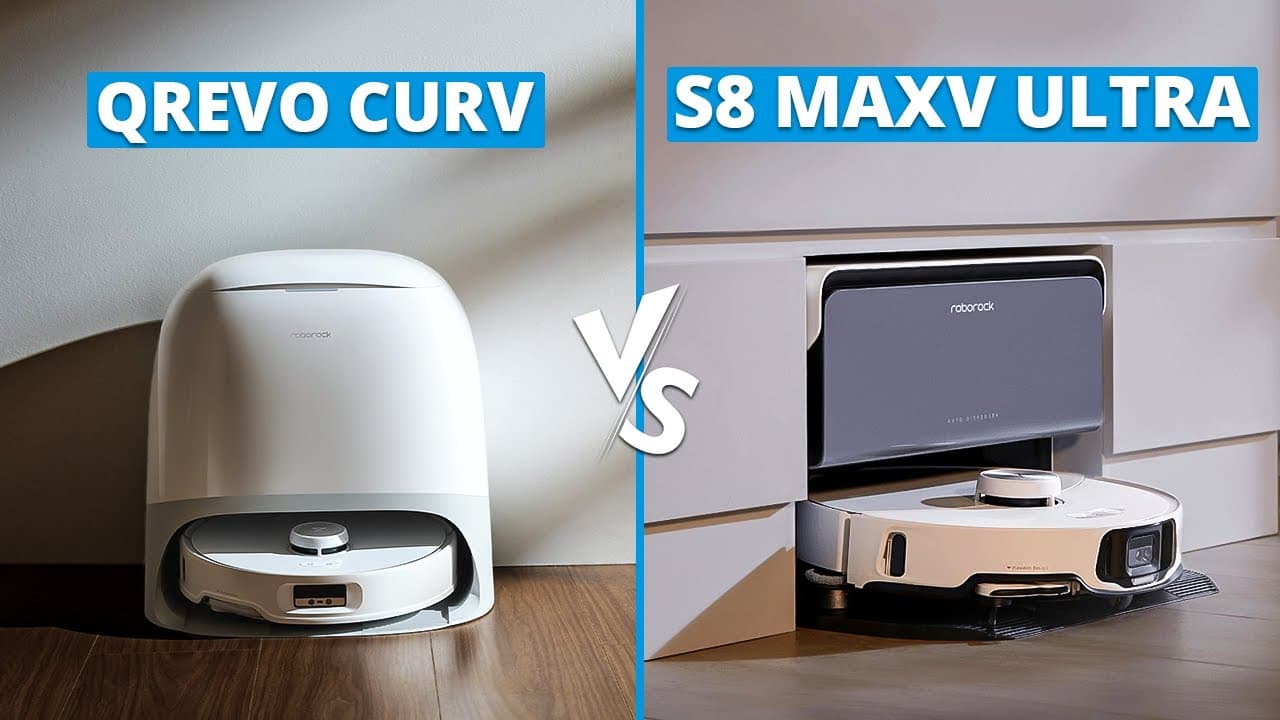 Roborock Qrevo Curv vs Roborock S8 MaxV Ultra - Which is the Better Robot Vacuum?