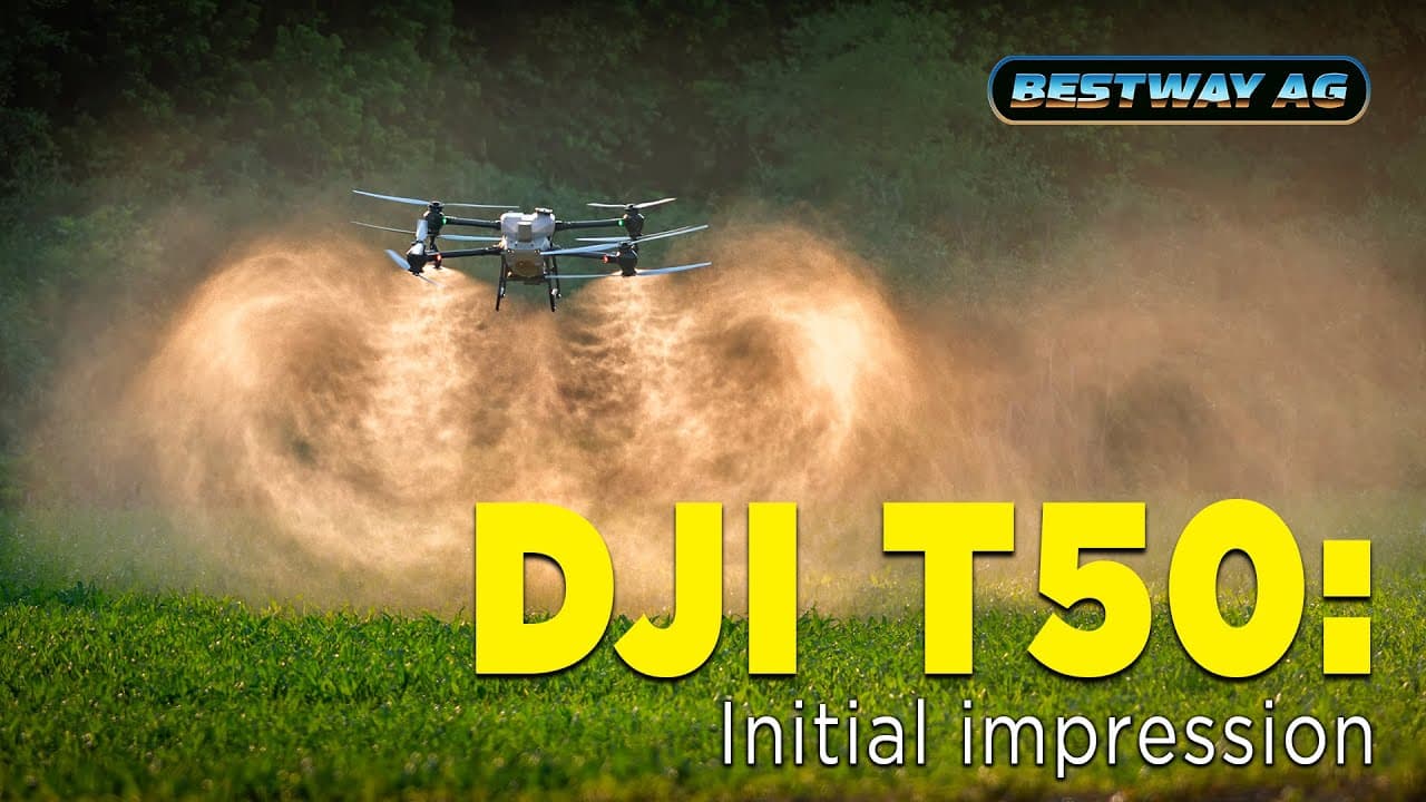DJI T50 flight testing impressions #djidrone