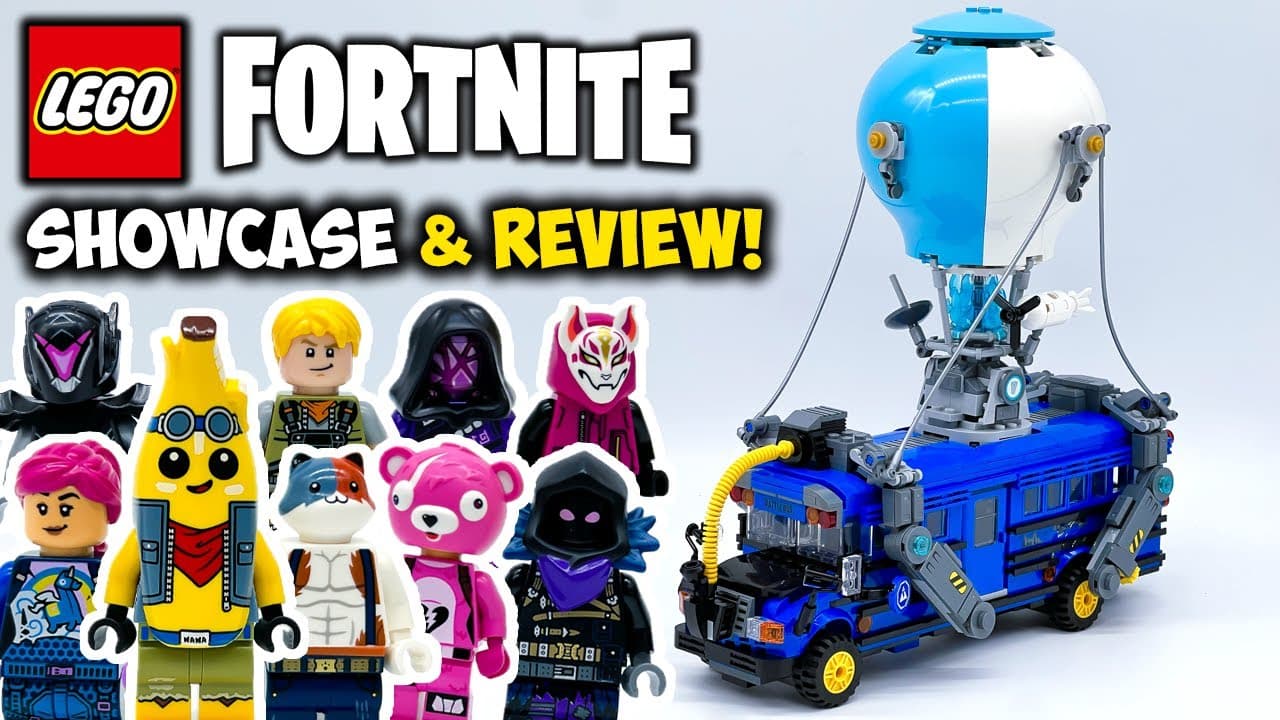 LEGO Fortnite Battle Bus EARLY Showcase & Review! Set 77073