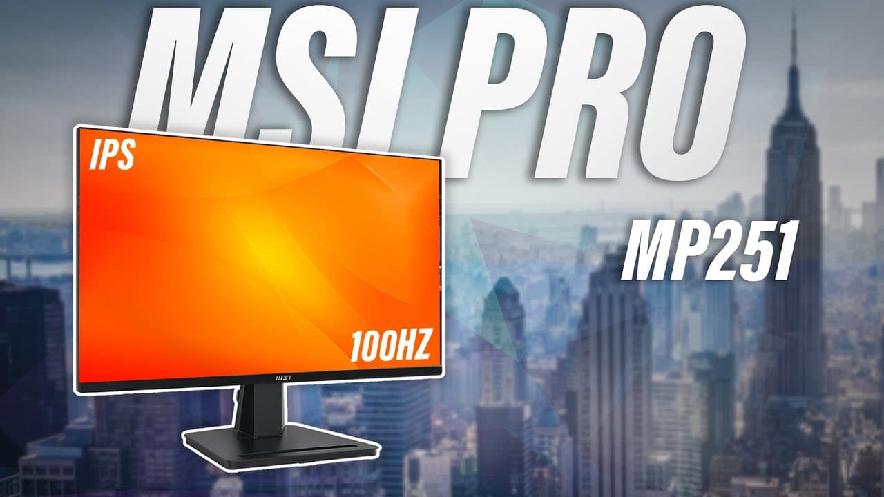 A great screen for everyday use! | MSI Pro MP251 Review