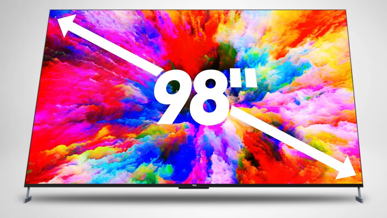 GO BIG! TCL 98" QLED TV