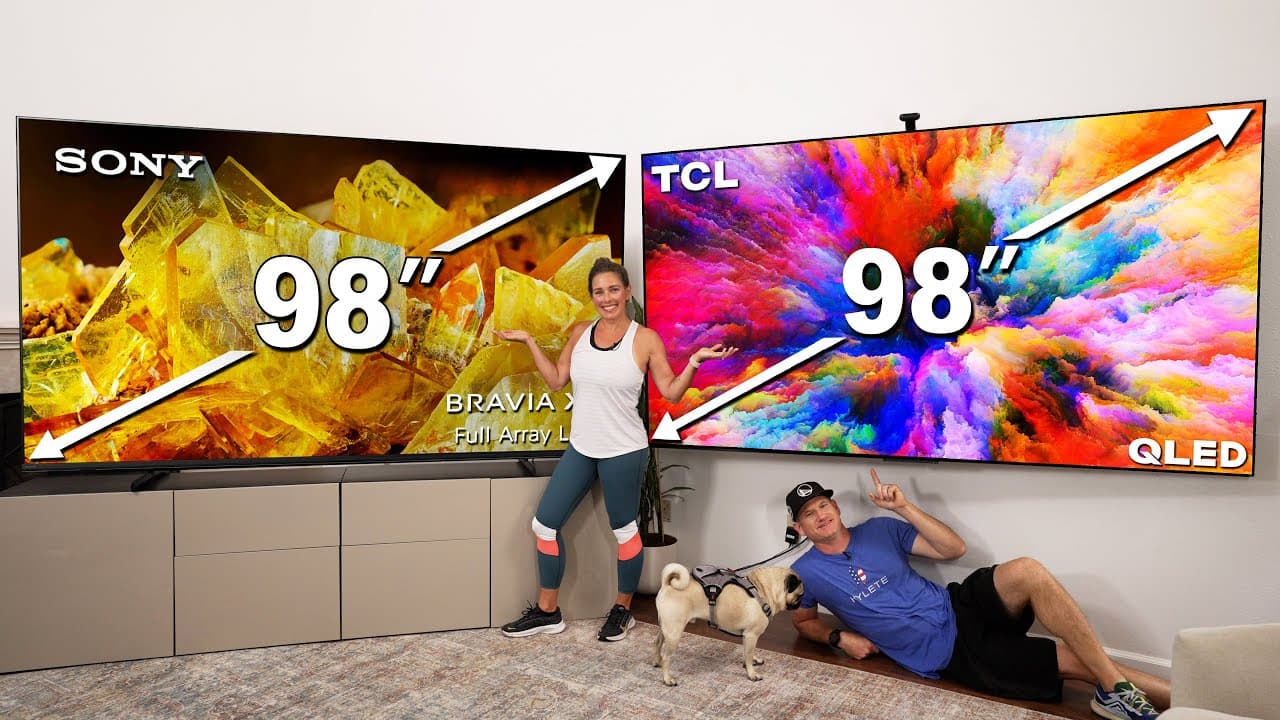 98" Giant TV Showdown - Sony vs TCL