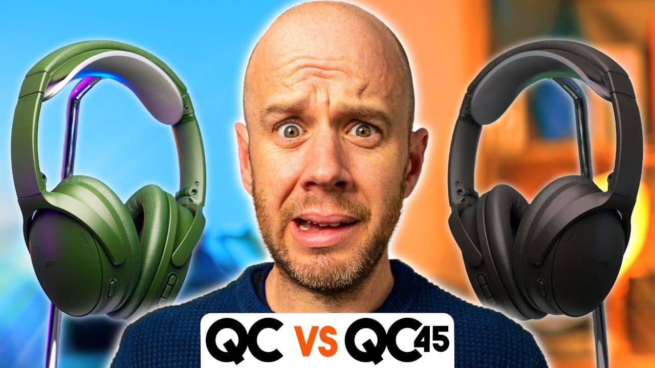 Bose QuietComfort vs Bose QC45 - one HUGE difference!