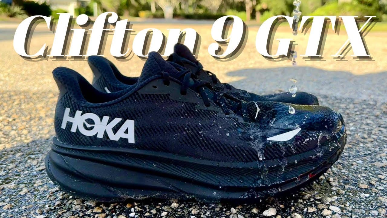 HOKA CLIFTON 9 GTX: waterproof Clifton comfort!