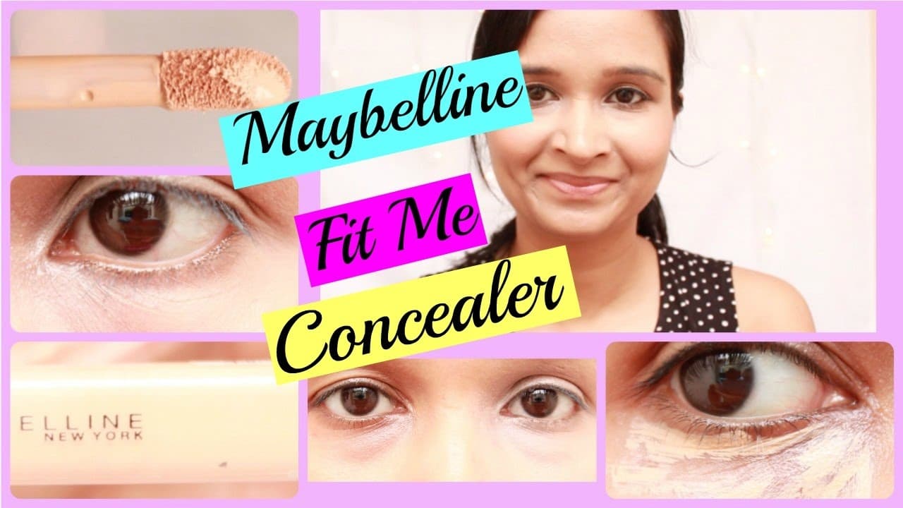 Maybelline fit me concealer review and demo |pinkrussh