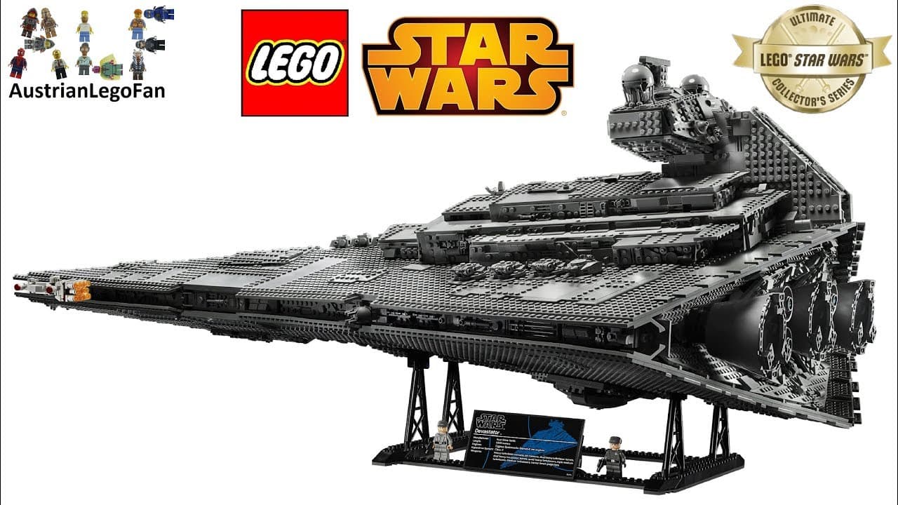 LEGO Star Wars 75252 Imperial Star Destroyer - Lego Speed Build Review