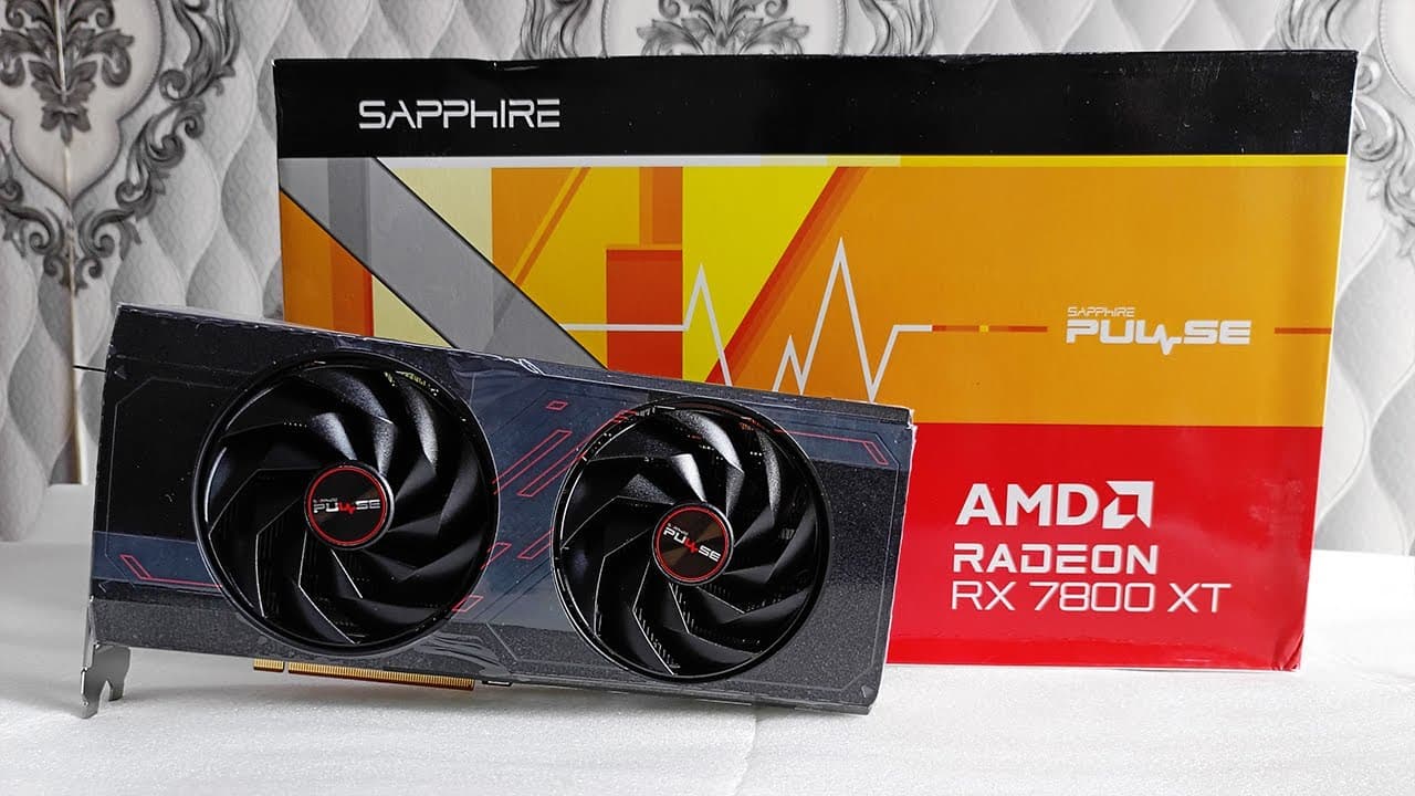 AMD Radeon RX 7800 XT 16GB Sapphire Pulse - Unboxing | Blender 4.0 & Furmark Stress Test 2023