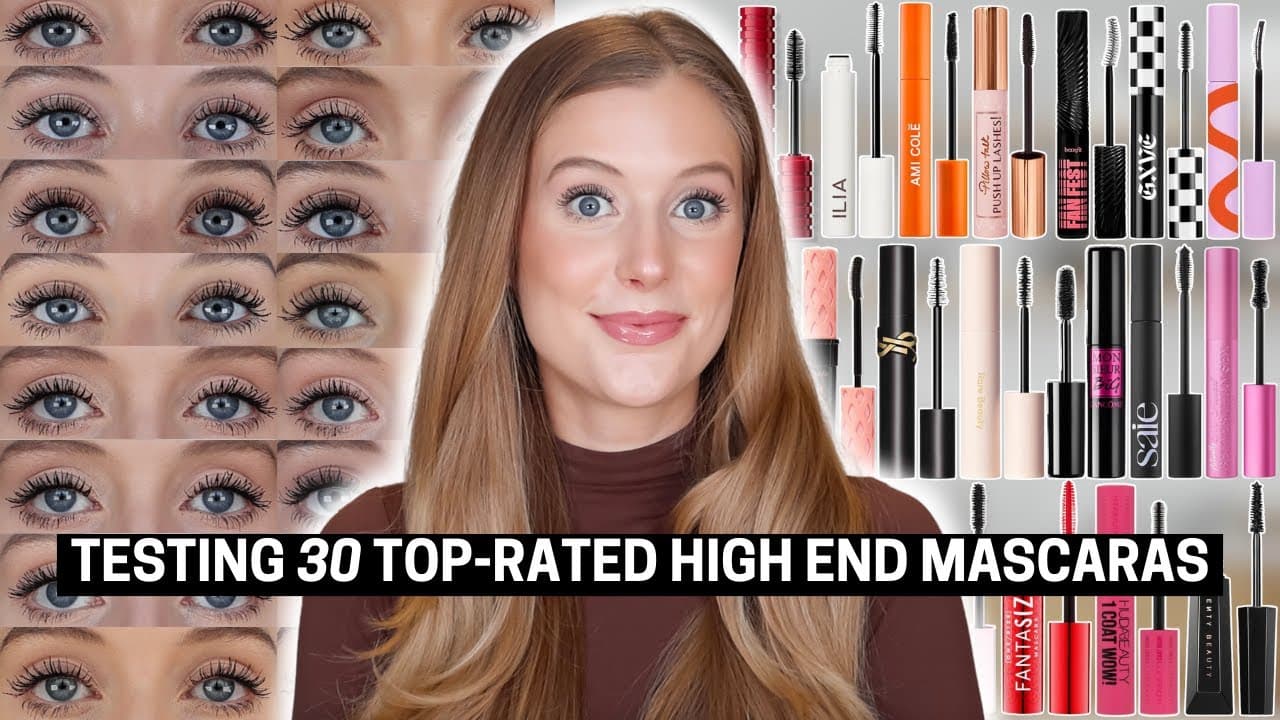 I Tried 30 Top Rated High End Mascara So You Don't Have To... The Ultimate Mascara Showdown!