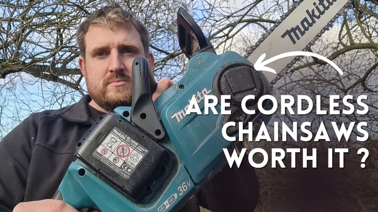 Makita DUC353 36v Chainsaw Review - Is A Cordless Saw A Good Tool On The Homestead or Smallholding?