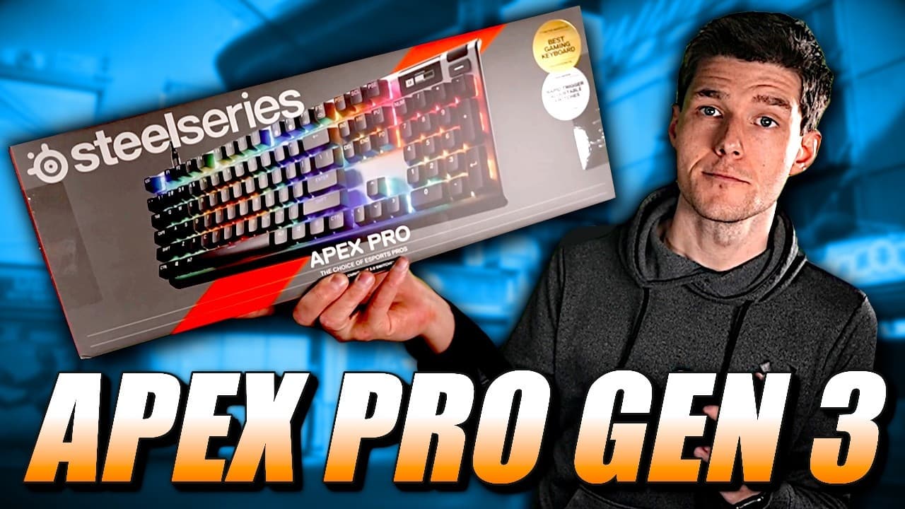 The BEST Gaming Keyboard I've Ever Used - SteelSeries Apex Pro Gen 3 Review
