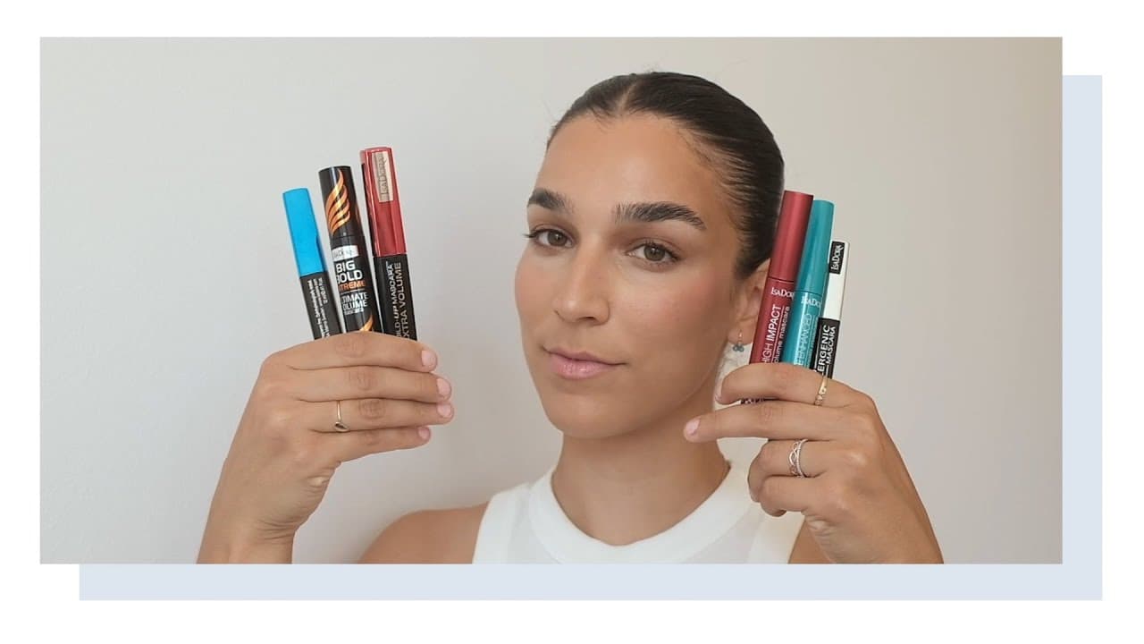 IsaDora Easy Makeup Tutorial: Before and after of our top 6 mascaras