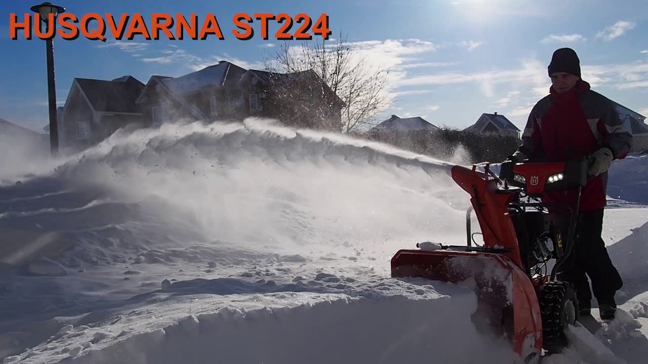 Husqvarna st224 snow blower.