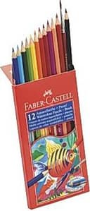 Faber-Castell Watercolour Pencil Cardboard Box of 12
