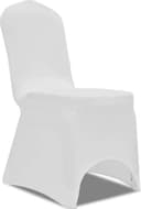 vidaXL 241196 50pcs Stolsöverdrag Svart, Vit