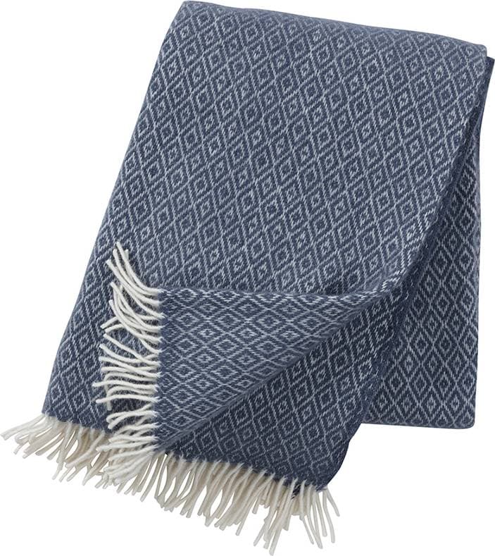 Klippan Yllefabrik Stella Filt Blå (200x130cm)