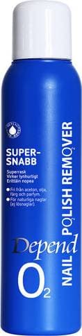 Depend O2 Nagellackremover Supersnabb 250ml