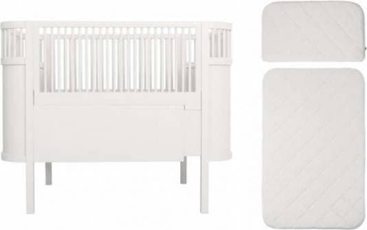 Sebra Växasäng Baby & Junior inkl madrass 70x115cm