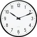 Arne Jacobsen Station Black Väggklocka 21cm