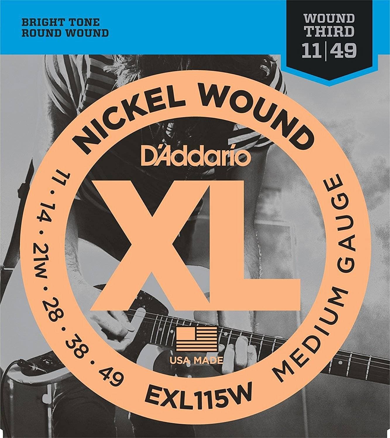 D'Addario EXL115W