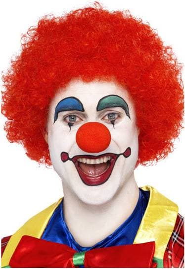 Smiffys Red Crazy Clown Wig