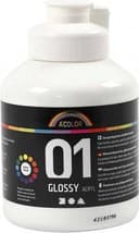 A Color Acrylic Paint Glossy 01 White 500ml