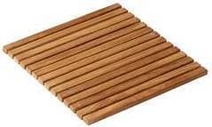 Cinas Bath Mat Brun, Natur 40x40cm