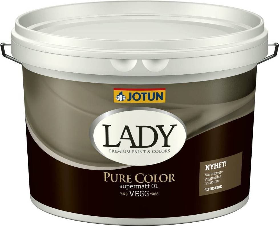Jotun Lady Pure Color Väggfärg White 9L