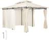 tectake Emine Luxury Garden Pavilion 3x4 m