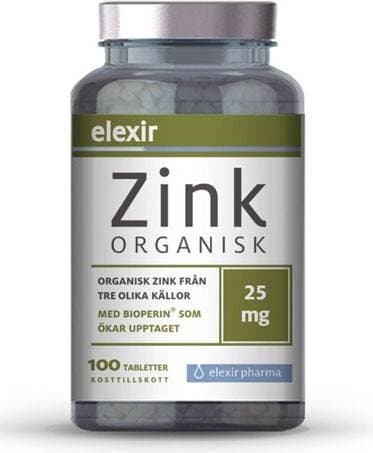 Elexir Pharma Zink 25mg 100 st