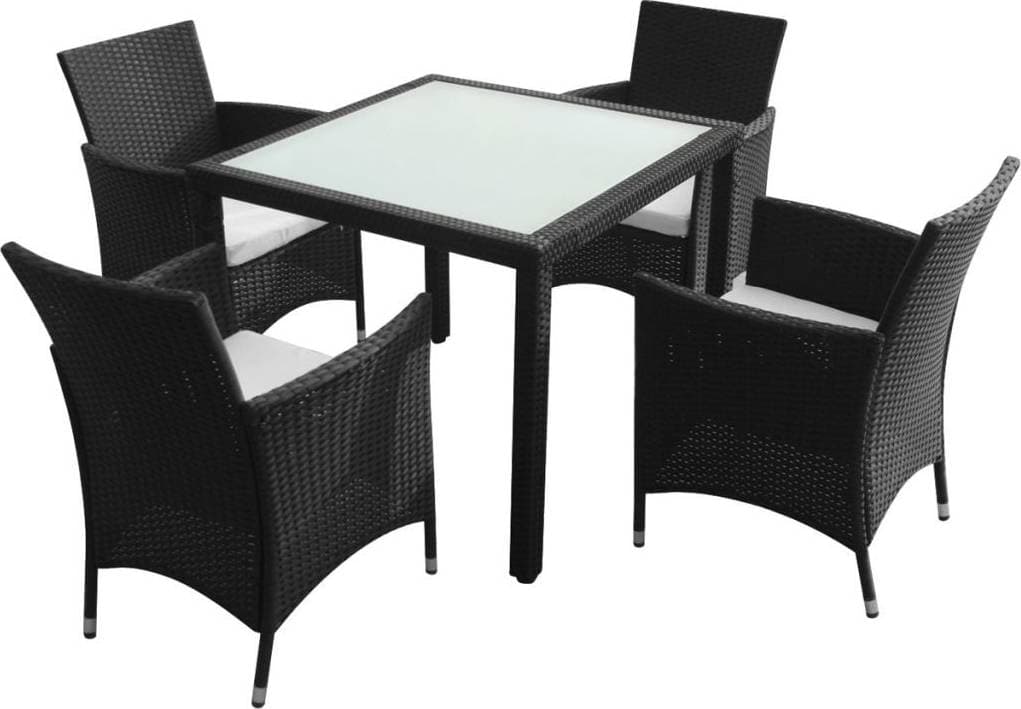 vidaXL 43122 Matgrupp, 1 Bord inkl. 4 Stolar